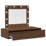 Dressing Table Brown 83 x 40 x 70 cm Engineered Wood 865232