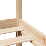 Bed Frame with Headboard without Mattress 200x200 cm 3305977