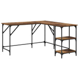 Desk Old Wood 139 x 139 x 75 cm Engineered Wood 882865
