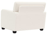 Armchair Cream Faux Lamb Fleece 42043407