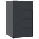 Wheelie Bin Storage for 6 Bins Anthracite 414x79x117 cm Steel 3279986