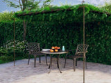 Garden Pergola Antique Brown 4x3x2.5 m Iron 313998