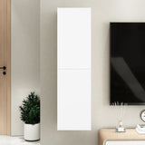 TV Cabinet White 30.5x30x110 cm Engineered Wood 803362