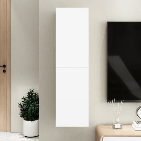 TV Cabinet White 30.5x30x110 cm Engineered Wood 803362