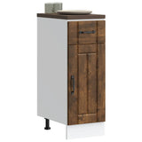 Kitchen Base Cabinet Lucca Smoked Oak Engineered Wood 853702