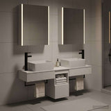 Bathroom Cabinet Set 5 pcs White Engineered Wood 3406327