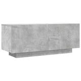 TV Cabinet Concrete Grey 100x35x40 cm Engineered Wood 804440
