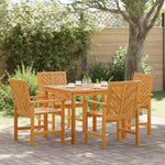 Garden Dining Set 5 pcs Brown 90 x 90 x 74 cm Solid acacia wood 3154105