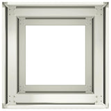 Planter White 40x40x80 cm Cold-rolled Steel 860704