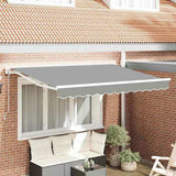 Awning Frame Retractable White 3 x 2 m Powder-coated Steel 42002532