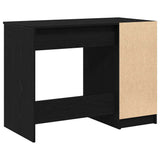 Desk with Drawer Black Oak 100 x 50 x 75 cm Engineered Wood 862779