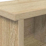 Wall-Mounted Coat Rack with Shelf Sonoma Oak 100 x 16 x 26 cm 874325