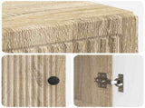 Toilet Cabinet EDE Sonoma Oak 66 x 25.5 x 190 cm 896037