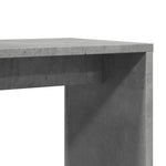 ZNTS Side Tables 2 pcs Concrete Grey 50x30x50 cm Engineered Wood 840562