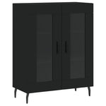 Highboard Black 69.5x34x180 cm Engineered Wood 3199634