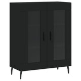 Highboard Black 69.5x34x180 cm Engineered Wood 3199634