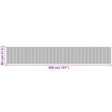 Rug Rectangular Light Natural 80x500 cm Bamboo 376795