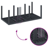 Garden Dining Set 9 pcs Anthracite Polypropylene 3378573