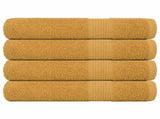 Sauna Towels "FROGN" 4 pcs Gold 80x200 cm 360 gsm 136816