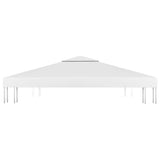 312074 2-Tier Gazebo Top Cover 310 g/m 3x3 m White