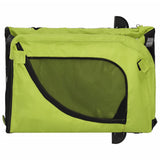 Pet Bike Trailer Green and Black Oxford Fabric and Iron 94011