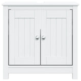 Bathroom Sink Cabinet BERG White 60x34x59 cm Solid Wood Pine 358552