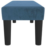 Bench Dark Blue 100 x 30 x 30 cm Velvet 346670