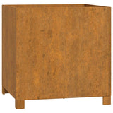 Planter with Legs Rusty 50x50x50 cm Corten Steel 823682
