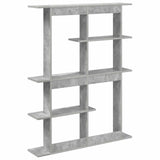 Wall Shelving Unit Grey 102 x 20 x 130 cm Engineered Wood 8012055