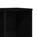 Bookcase Black Oak 50x25x104 cm Engineered Wood 862470