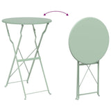 Bistro Table Light Mint 50 x 71 cm Powder-coated Steel 42002964