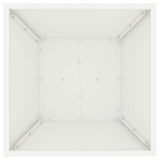 Pillar Planter 2 pcs White 40 x 40 x 100 cm 873855