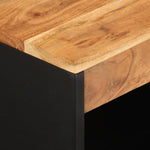 ZNTS Sideboard with 2 Doors 60x33x75 cm Solid Wood Acacia 352914