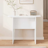 Console Table High Gloss White 93 x 40 x 75 cm Engineered Wood 891154