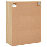 Wall Mounted Cabinet Sonoma Oak 69.5x34x90 cm 828455