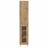 Highboard 2 pcs Artisan Oak Engineered Wood 3415892