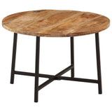 Coffee Table 54x54x35 cm Solid Wood Mango and Iron 371968