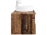 Bathroom Furniture Set 2 pcs Old Wood Engineered Wood 3404082
