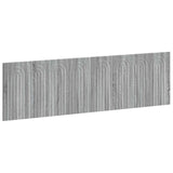 Wall-Mounted Headboard ALKMAAR Grey Sonoma Engineered Wood 896281