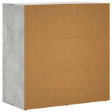 Sideboard Concrete Grey Engineered Wood Medium Sideboard 840516