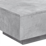 Coffee Table Concrete Grey 55x55x31 cm Engineered Wood 836570