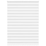 Zebra Blind White 160x200 cm Fabric Width 155.9 cm Polyester 4014793