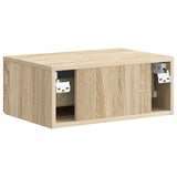 Wall-Mounted Bedside Cabinet 2 pcs Sonoma Oak 49 x 34.5 x 20 cm 899300
