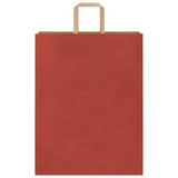 Paper Bags 250 pcs with Handles Red 32x12x42 cm 4101984