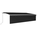 Manual Retractable Awning with Blind 6x3m Anthracite 3069359