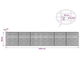Gabion with 5 mm Wire and 5x10 cm Mesh 600x10x150 cm 3464478