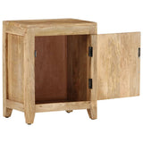 ZNTS Bedside Cabinet 40x30x50 cm Solid Mango Wood 320811