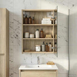 Bathroom Mirror Cabinet Sonoma Oak 43 x 16 x 62.5 cm 889137