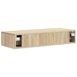 Wall-Mounted Side Table Sonoma Oak 87.5 x 34.5 x 17 cm 898497
