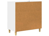 Drawer Cabinet White 66 x 34.5 x 90 cm Engineered Wood 894605